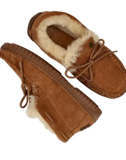 DAMES Warmbat Bunya Pantoffels Cognac Dames
