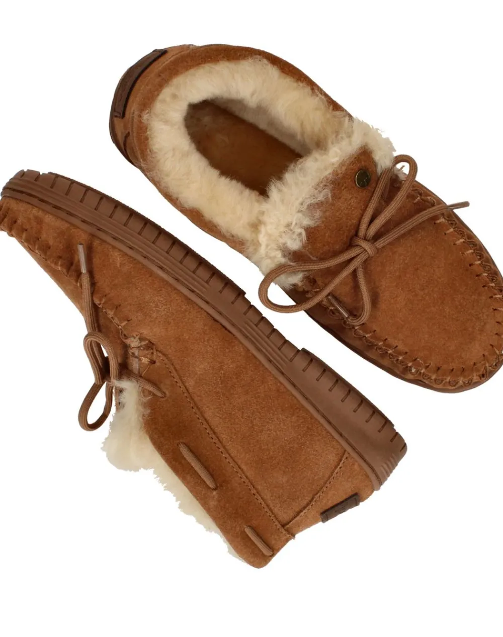 DAMES Warmbat Bunya Pantoffels Cognac Dames