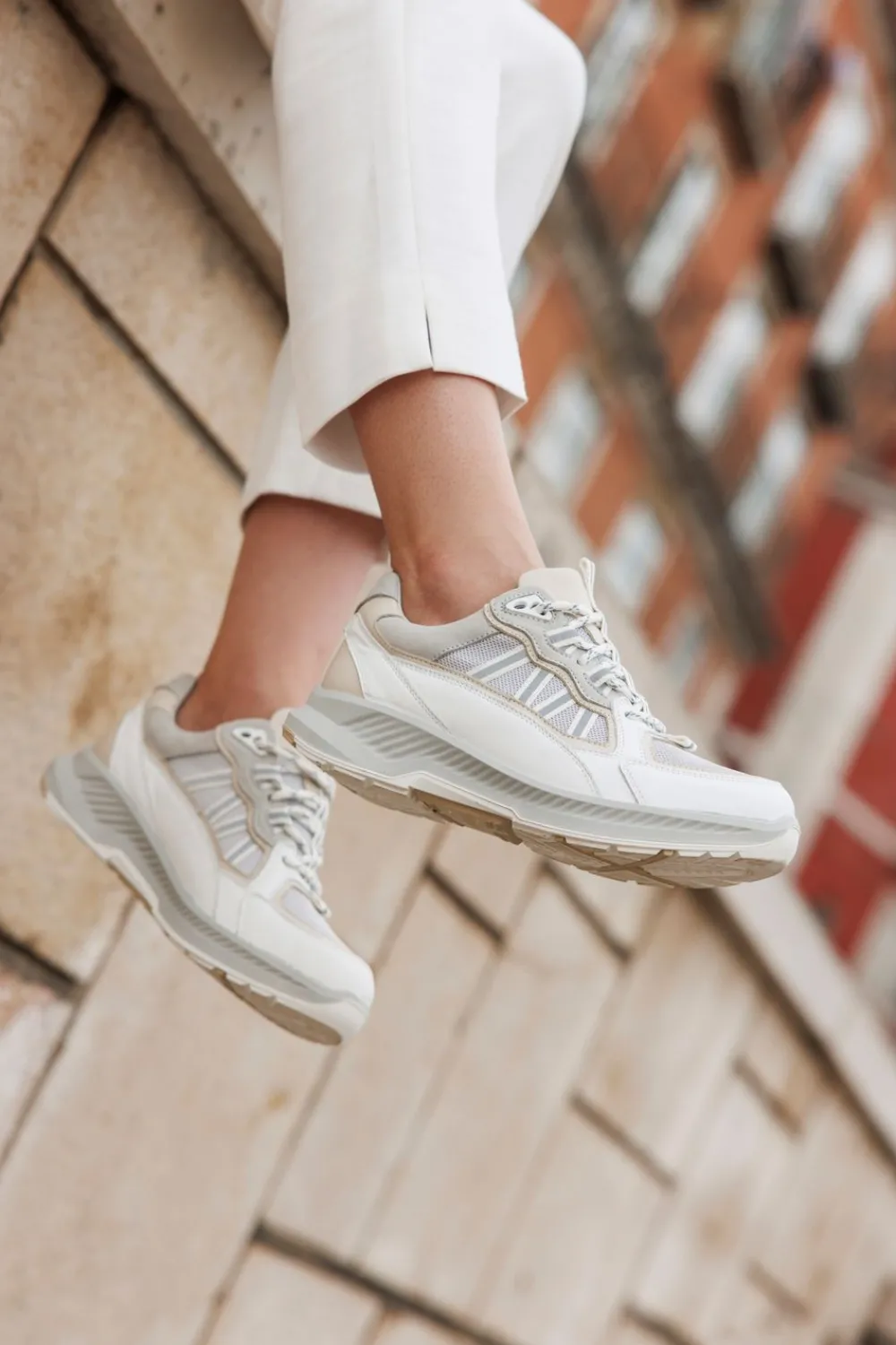 DAMES Xsensible Colorado Stretchwalker Sneakers Grijs Dames