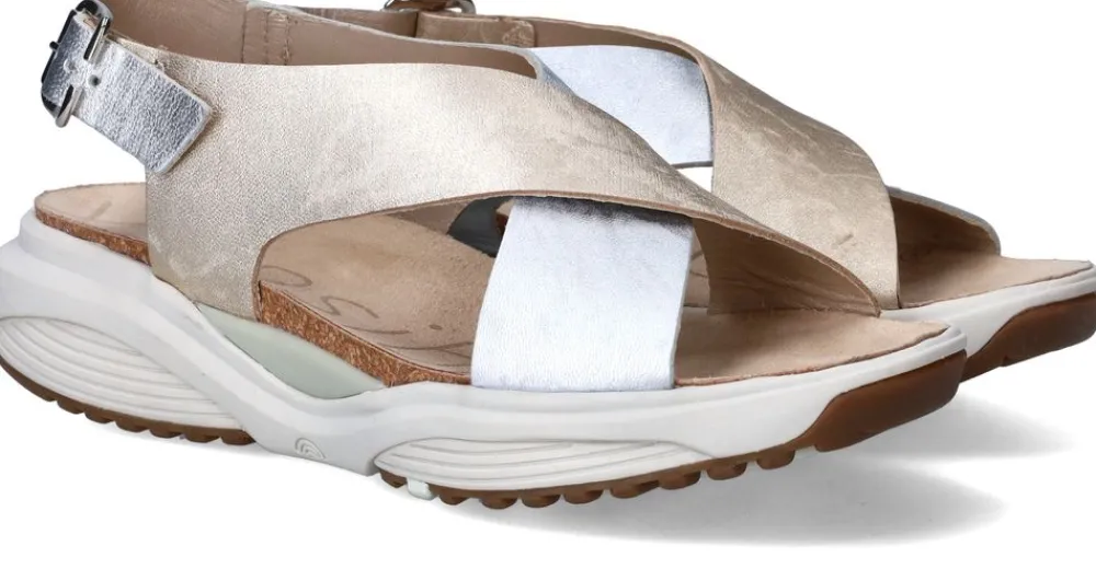 DAMES Xsensible Corfu Stretchwalker Sandalen Goud Dames
