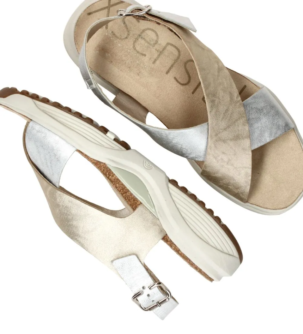 DAMES Xsensible Corfu Stretchwalker Sandalen Goud Dames