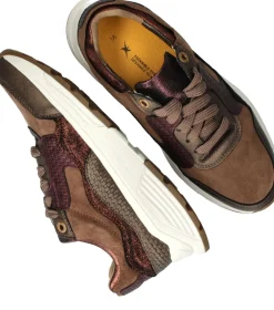 DAMES Xsensible Golden Gate Stretchwalker Sneakers Bruin Dames