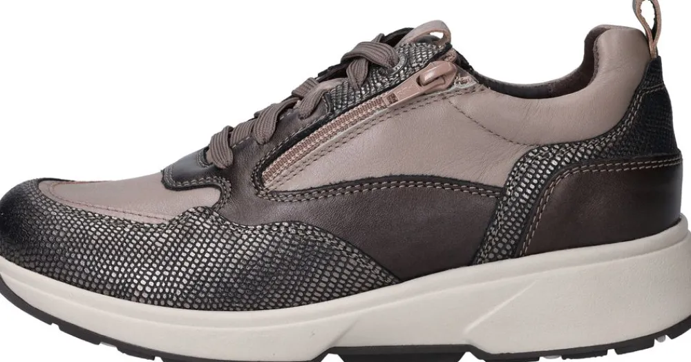 DAMES Xsensible Grenoble Stretchwalker Sneakers Bruin Dames