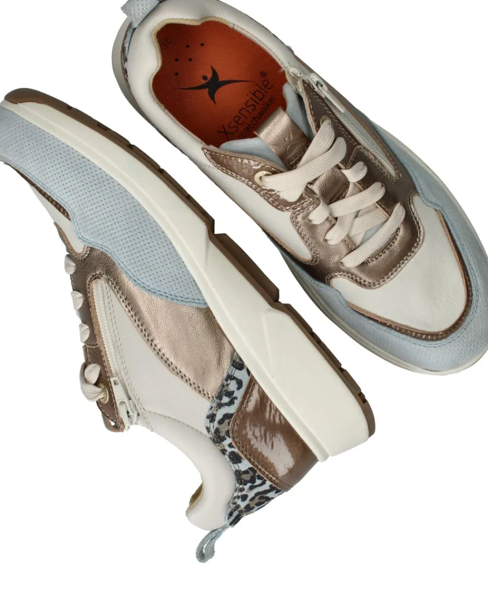 DAMES Xsensible Grenoble Stretchwalker Sneakers Beige Dames
