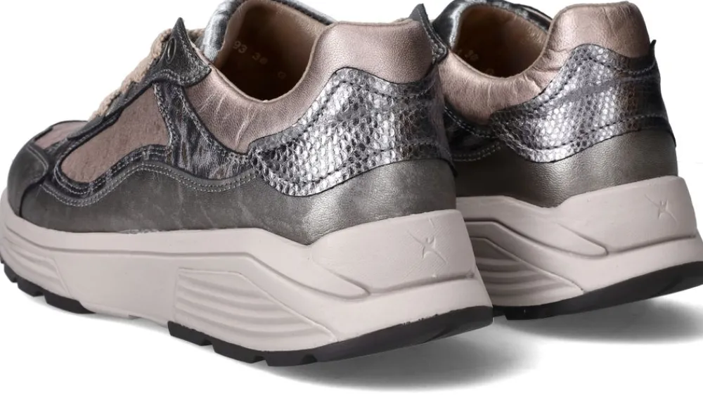 DAMES Xsensible Milau Stretchwalker Sneakers Zilver Dames