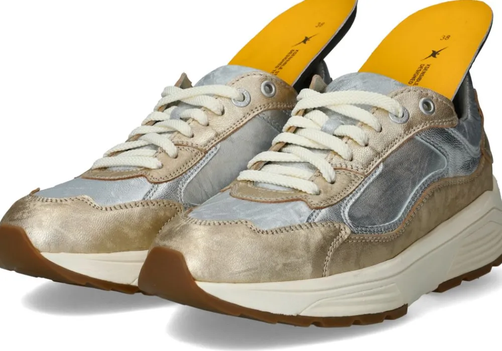 DAMES Xsensible Milau Stretchwalker Sneakers Goud Dames