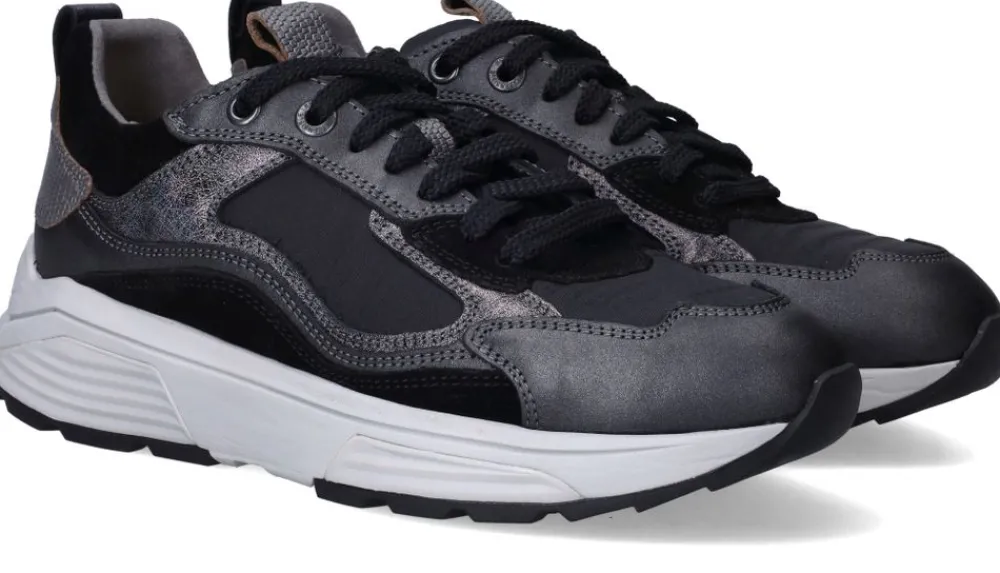 DAMES Xsensible Milau Stretchwalker Sneakers Zwart Dames