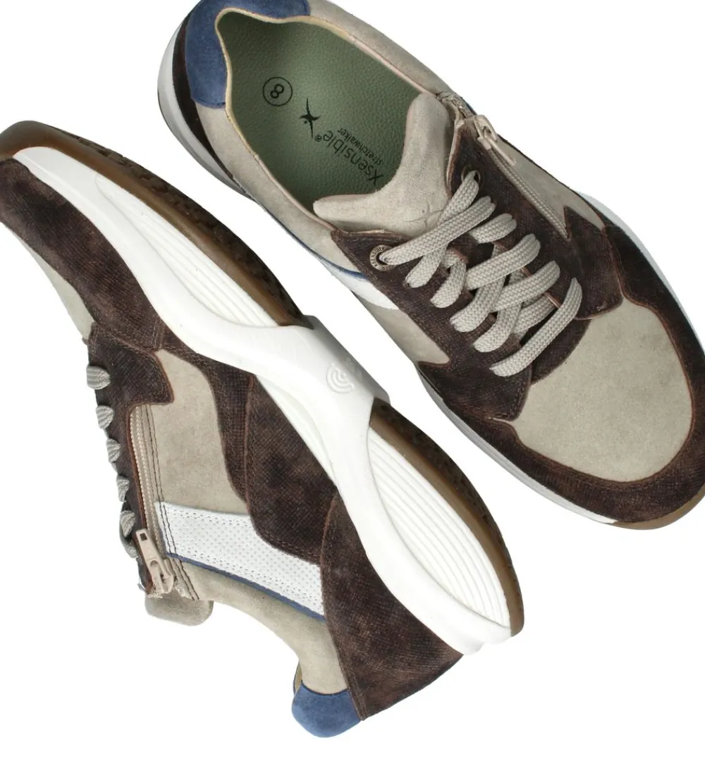 Heren Xsensible SWX14 Stretchwalker Sneakers Bruin Heren