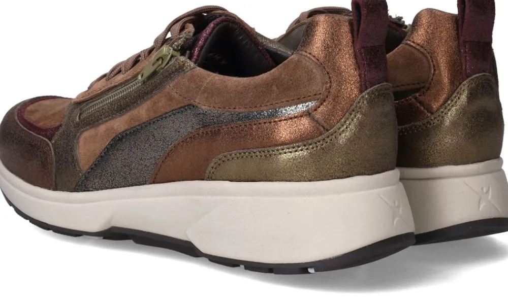 DAMES Xsensible Valletta Stretchwalker Sneakers Bruin Dames