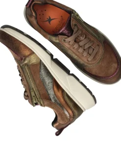 DAMES Xsensible Valletta Stretchwalker Sneakers Bruin Dames