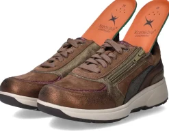 DAMES Xsensible Valletta Stretchwalker Sneakers Bruin Dames